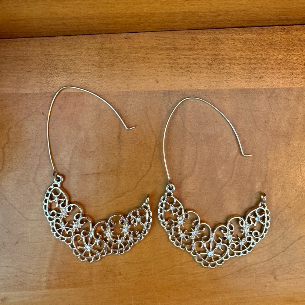 Gold Chandelier Earrings